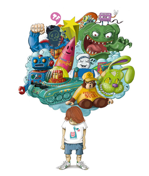 Little Fellas Illustrations by Toy Factory