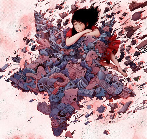 Traditional and Digital Illustrations by Yuta Onoda
