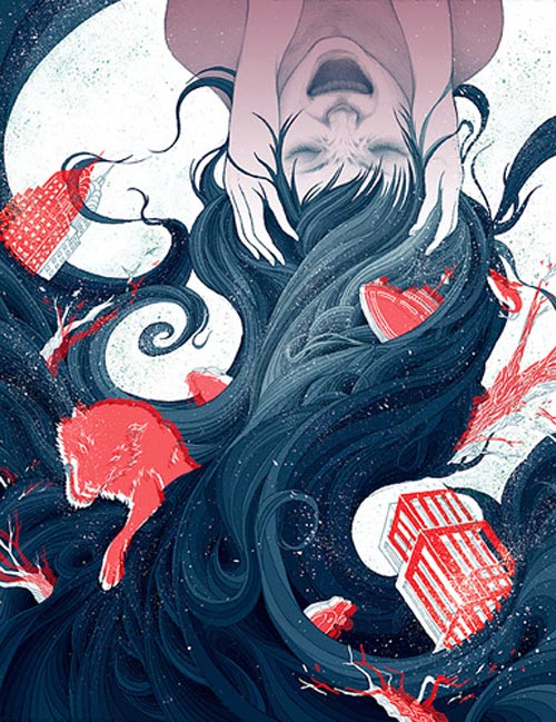Traditional and Digital Illustrations by Yuta Onoda