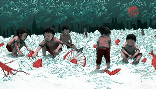 Traditional and Digital Illustrations by Yuta Onoda