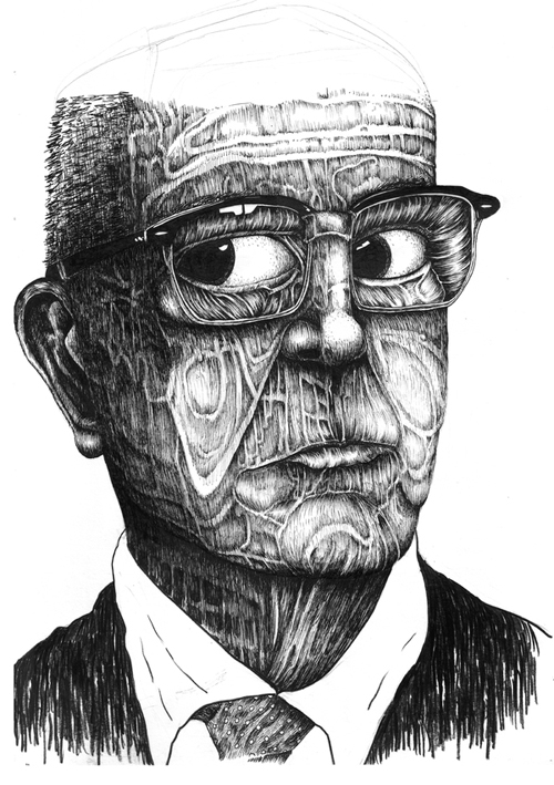 Politics Drawing by Bastian Preussger