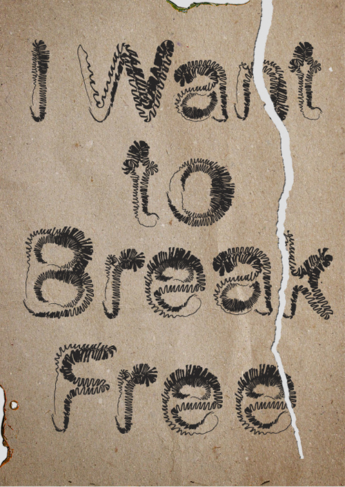 Stunning Hand Made Font By HMF