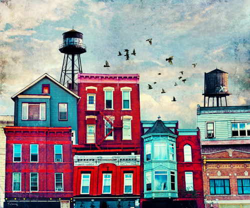 Colorful City Portraits by Tim Jarosz Colorful City Portraits by Tim Jarosz