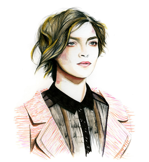 Fashion Portraits by Caroline Andrieu