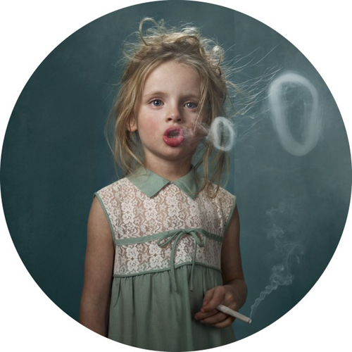 Smoking kids Photography by Frieke Janssens