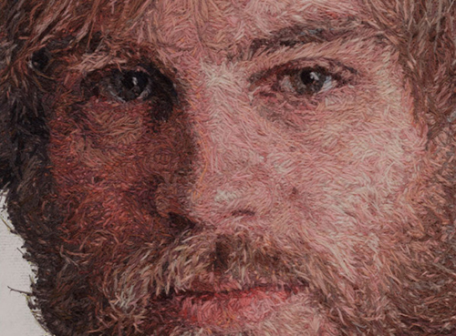 Thread Paintings by Cayce Zavaglia
