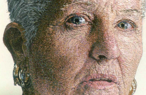 Thread Paintings by Cayce Zavaglia
