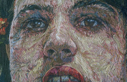 Thread Paintings by Cayce Zavaglia