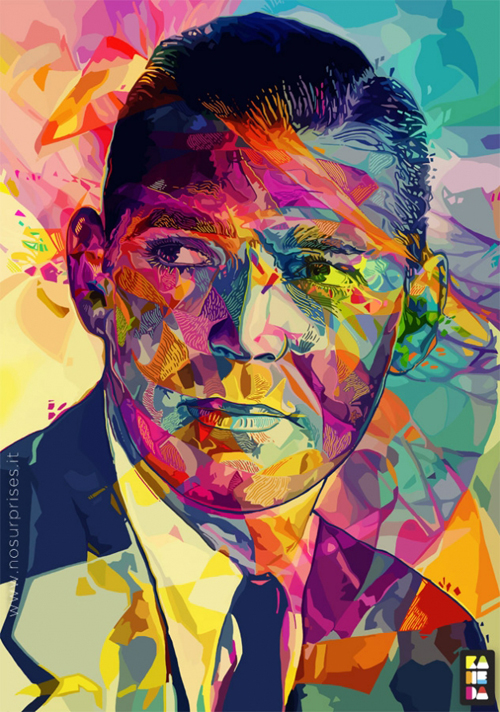 Abstract Colorful Portraits by Alessandro Pautasso