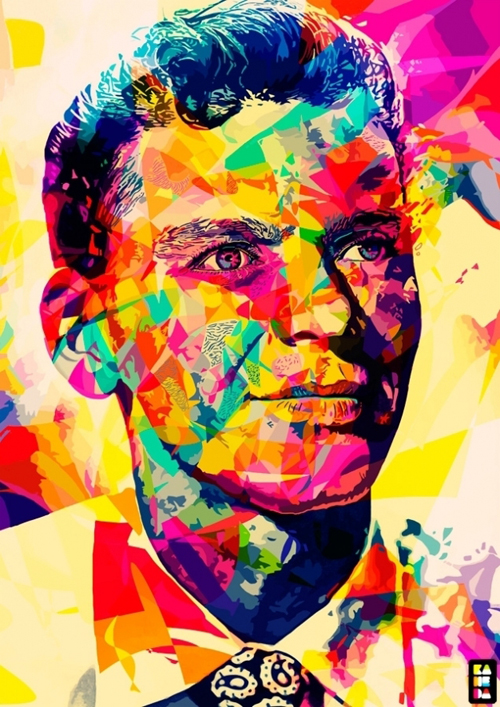 Abstract Colorful Portraits by Alessandro Pautasso