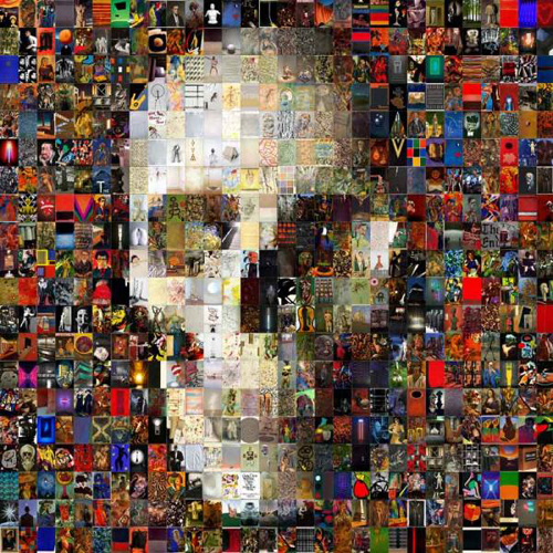 Collage Portraits by Maksim Ksuta Collage Portraits by Maksim Ksuta
