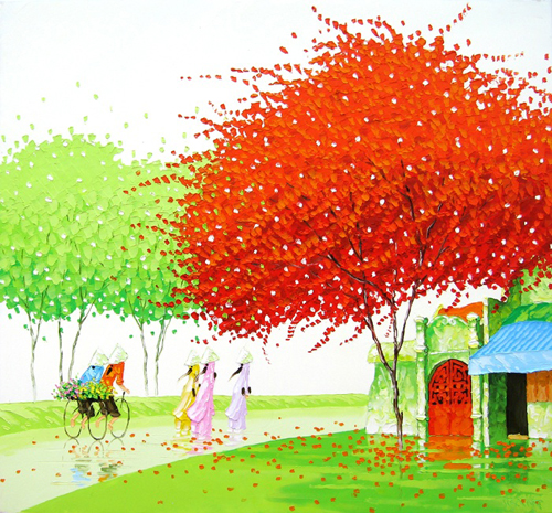 Stunning Paintings by Phan Thu Trang