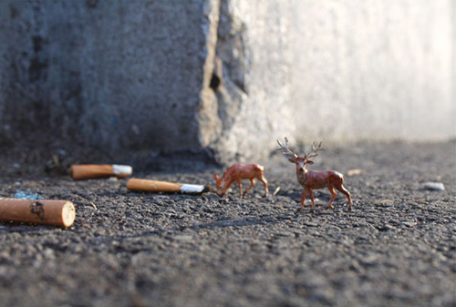 Tiny Hand Painted Figures by Slinkachu Tiny Hand Painted Figures by Slinkachu