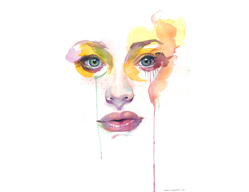 Watercolor Painting by Marion Bolognesi