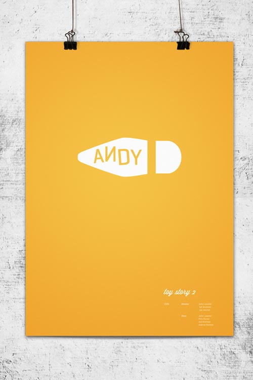 10 Creative Minimalist Pixar Posters by Wonchan Lee