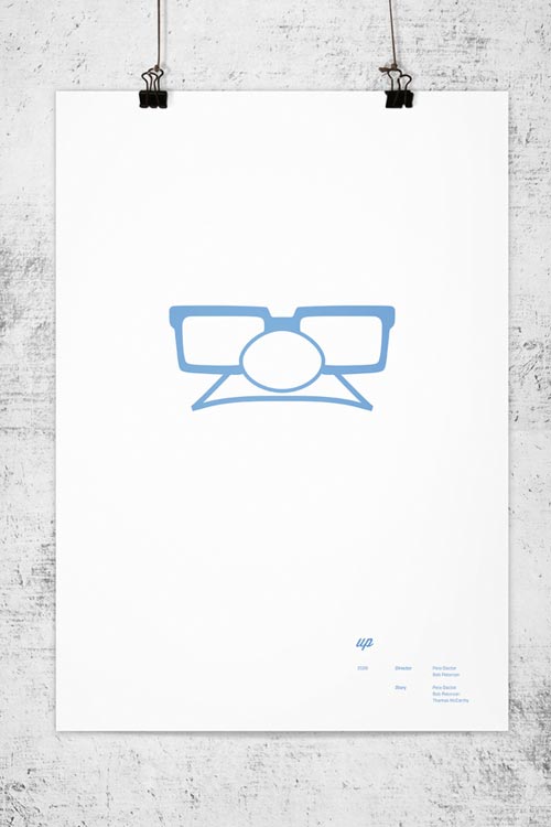 10 Creative Minimalist Pixar Posters by Wonchan Lee