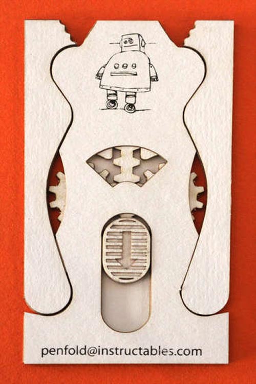 10 Creative Robot Business Card Design