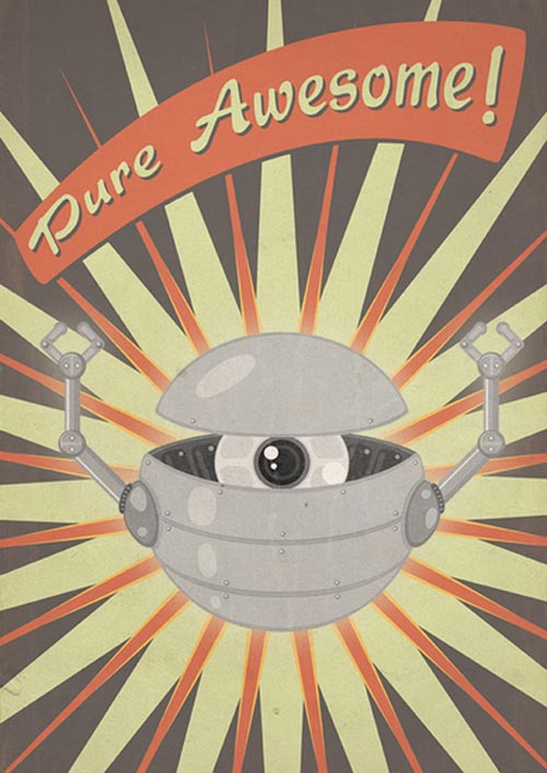 10 Creative Robot Business Card Design
