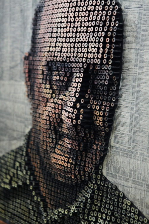 3D Screw Portraits By Andrew Myers 3D Screw Portraits By Andrew Myers