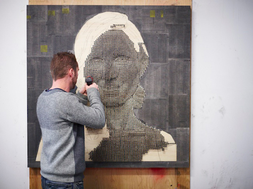 3D Screw Portraits By Andrew Myers 3D Screw Portraits By Andrew Myers
