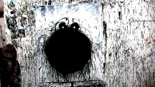 Cartoon Noir Painting Series by Joyce Pensato Cartoon Noir Painting Series by Joyce Pensato