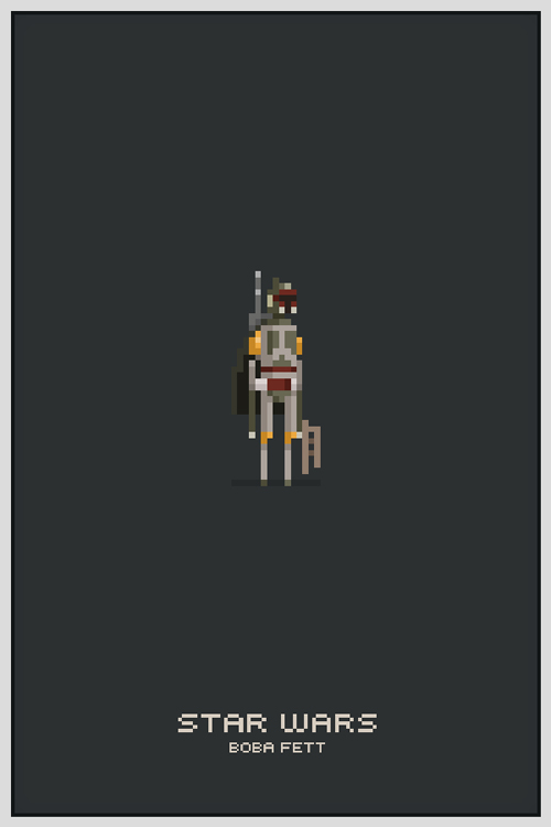 Star Wars Pixel Posters by Michael Myers