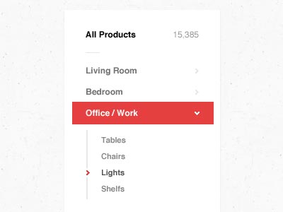 Web Page - Web Apps Menu Design
