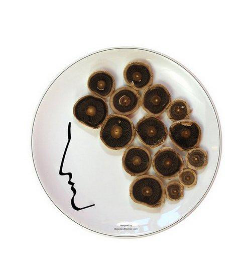 Plates With Faces by Boguslaw Sliwinski