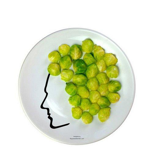 Plates With Faces by Boguslaw Sliwinski