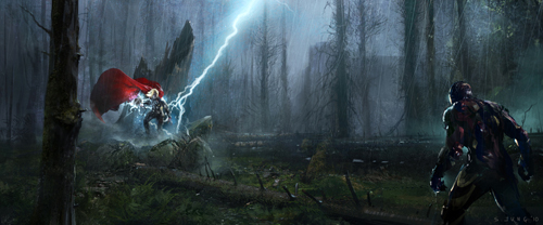 The Avengers Concept Art by Steve Jung