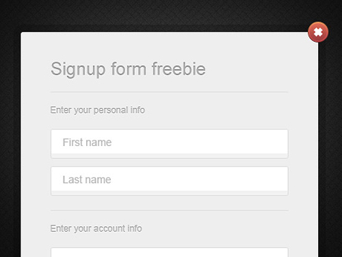 10 Free Psd Login Page Template Files
