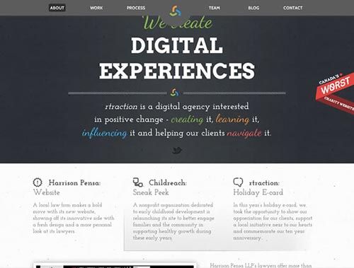 Single Page Layouts