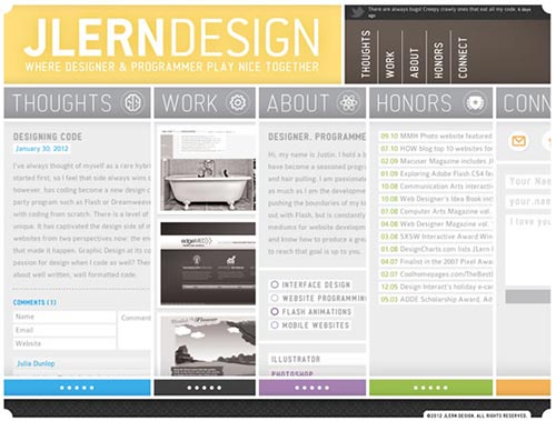 Single Page Layouts