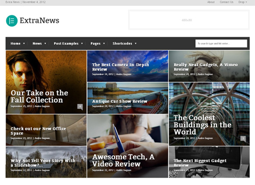 Grid Style WordPress Themes