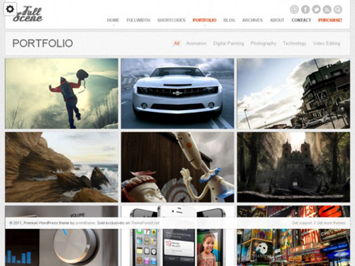 Grid Style WordPress Themes