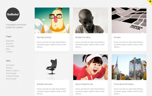 Grid Style WordPress Themes