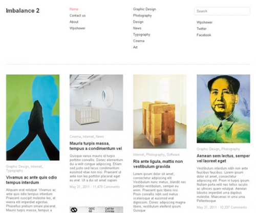 Grid Style WordPress Themes