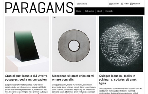 Grid Style WordPress Themes