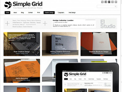 Grid Style WordPress Themes