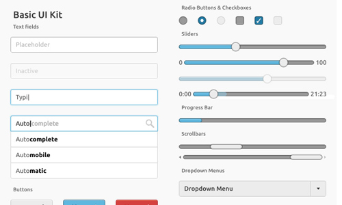 PSD Design Web Elements for Designers