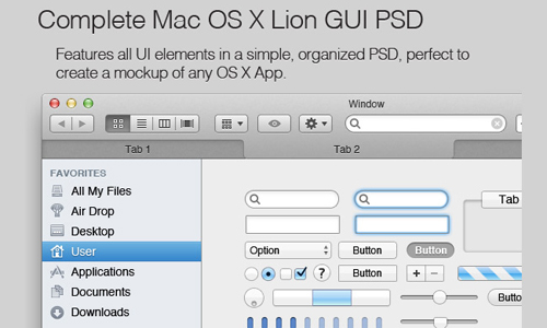 PSD Design Web Elements for Designers