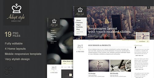 Corporate PSD Templates