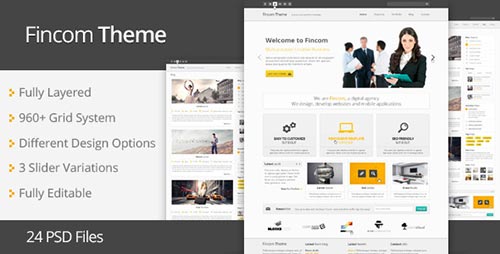 Corporate PSD Templates