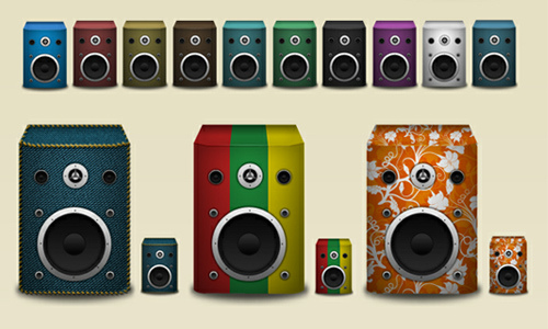 Speaker Icon Set