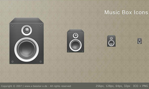 Speaker Icon Set