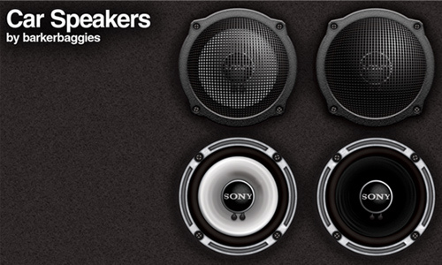 Speaker Icon Set
