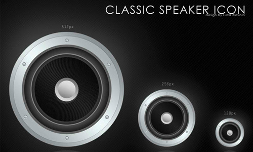 Speaker Icon Set