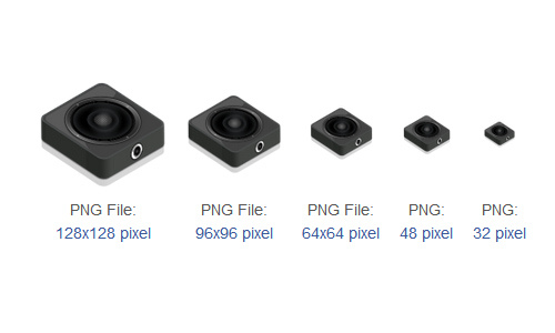 Speaker Icon Set