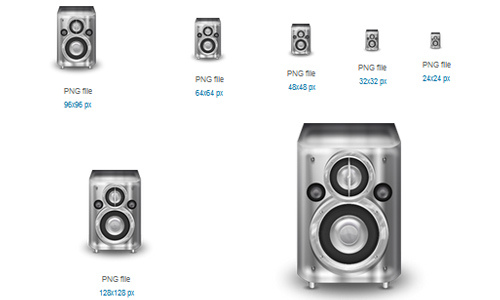 Speaker Icon Set
