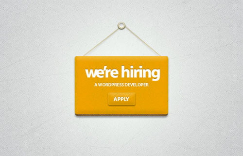 we are hiring badge psd